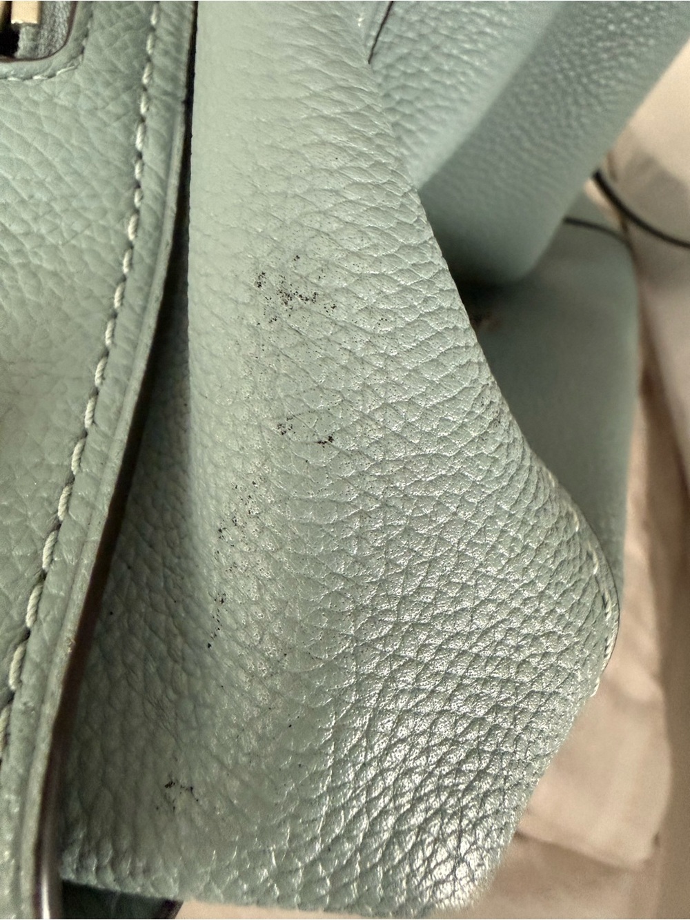Coach Edie 31 Pebbled Leather Shoulder Bag - Picture 12 of 12